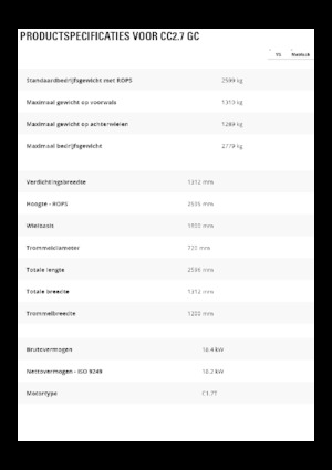Cilindri compactori în tandem Caterpillar CC2.7GC