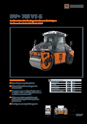 Cilindri compactori în tandem Hamm DV+ 70i VT-S