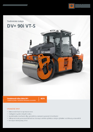 Cilindri compactori în tandem Hamm DV+ 90i VT-S