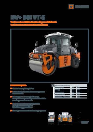 Cilindri compactori în tandem Hamm DV+ 90i VT-S