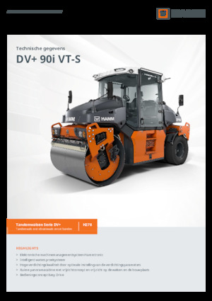 Cilindri compactori în tandem Hamm DV+ 90i VT-S