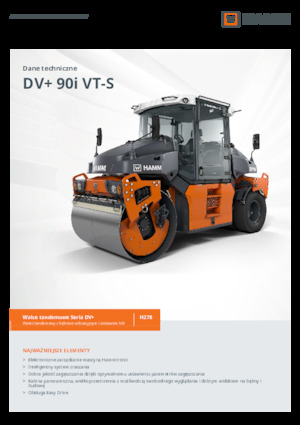 Cilindri compactori în tandem Hamm DV+ 90i VT-S