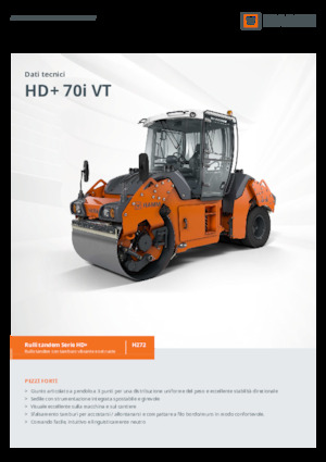 Cilindri compactori în tandem Hamm HD+ 70i VT