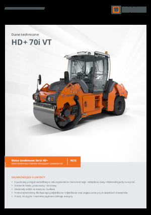 Cilindri compactori în tandem Hamm HD+ 70i VT