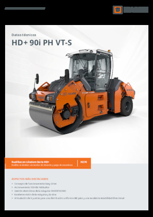 Cilindri compactori în tandem Hamm HD+ 90i PH VT-S