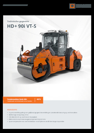 Cilindri compactori în tandem Hamm HD+ 90i VT-S
