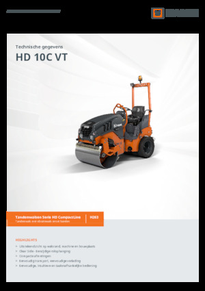 Cilindri compactori în tandem Hamm HD 10C VT