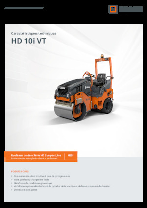 Cilindri compactori în tandem Hamm HD 10i VT