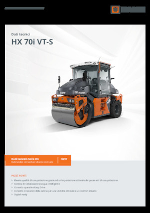 Cilindri compactori în tandem Hamm HX 70i VT-S