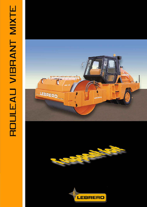 Cilindri compactori în tandem Lebrero Rahile 418 MX A/D