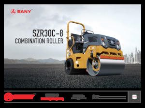 Cilindri compactori în tandem Sany SZR30C-8