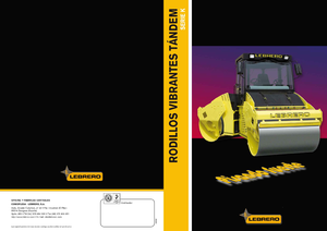 Cilindri compactori în tandem Lebrero VTA 80 MX