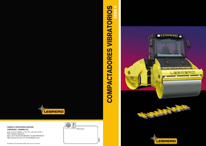 Cilindri compactori în tandem Lebrero VTA 80 MX