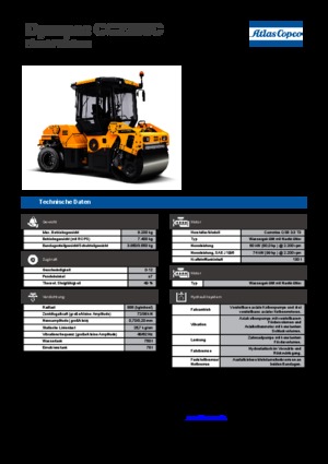 Cilindri compactori în tandem Dynapac CC 2200 C