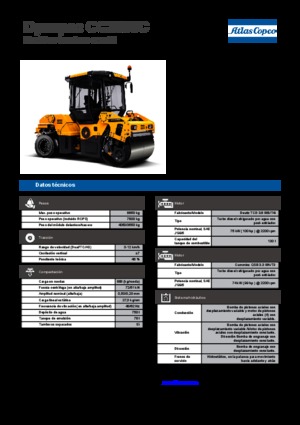 Cilindri compactori în tandem Dynapac CC 2300 C