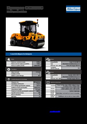 Cilindri compactori în tandem Dynapac CC 2300 C