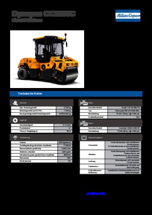 Cilindri compactori în tandem Dynapac CC 3200 C