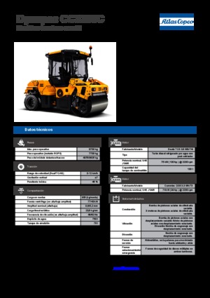 Cilindri compactori în tandem Dynapac CC 3200 C