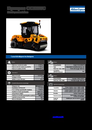 Cilindri compactori în tandem Dynapac CC 3200 C