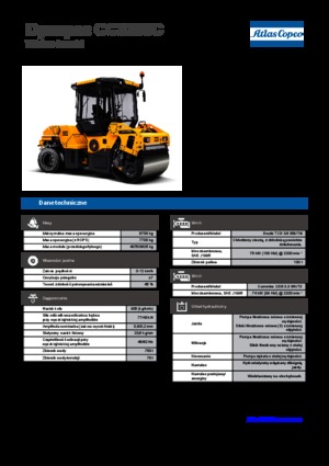 Cilindri compactori în tandem Dynapac CC 3200 C