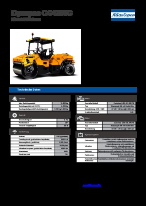 Cilindri compactori în tandem Dynapac CC 4200 C