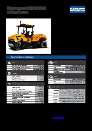 Cilindri compactori în tandem Dynapac CC 4200 C