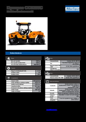Cilindri compactori în tandem Dynapac CC 5200 C