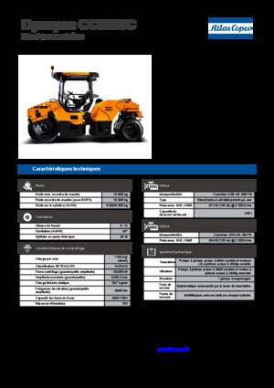 Cilindri compactori în tandem Dynapac CC 5200 C