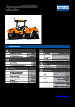 Cilindri compactori în tandem Dynapac CC 5200 C