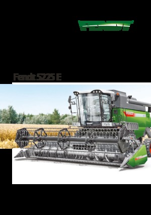 Combine agricole Fendt 5225 E