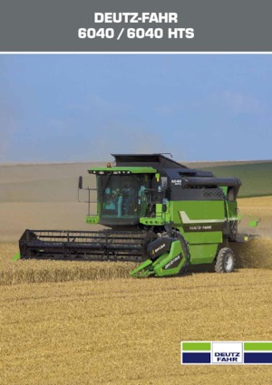 Combine agricole DEUTZ-FAHR 6040