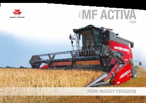 Combine agricole Massey Ferguson Activa 7344