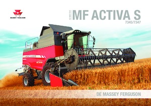 Combine agricole Massey Ferguson Activa 7345S-MCS