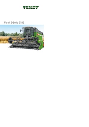 Combine agricole Fendt 5185 E