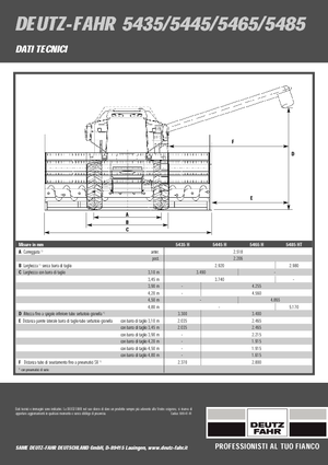 Combine agricole DEUTZ-FAHR 5445 H