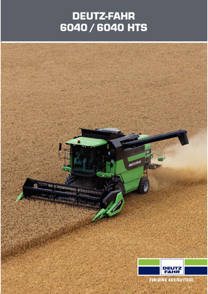 Combine agricole DEUTZ-FAHR 6040 C HTS