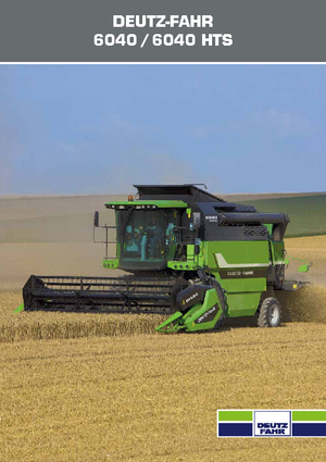 Combine agricole DEUTZ-FAHR 6040 C HTS