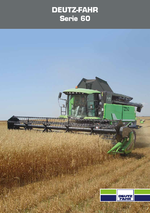 Combine agricole DEUTZ-FAHR 6060 R HTS