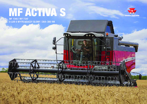 Combine agricole Massey Ferguson Activa S 7347