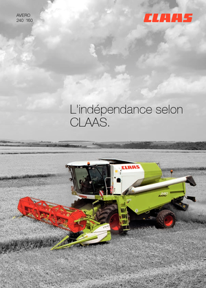 Combine agricole Claas Avero 160