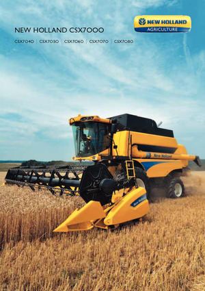 Combine agricole New Holland CSX 7050