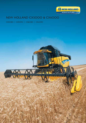 Combine agricole New Holland CX 6090 Laterale