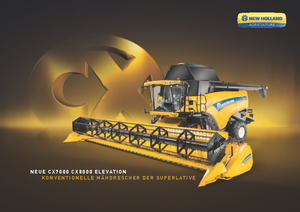 Combine agricole New Holland CX 8070 Elevation