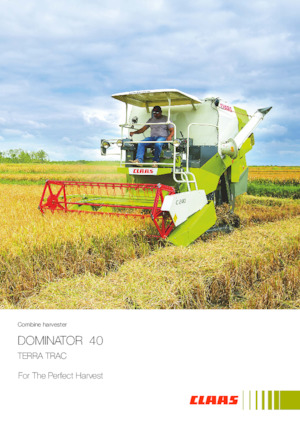 Combine agricole Claas Dominator 40 Terra Trac