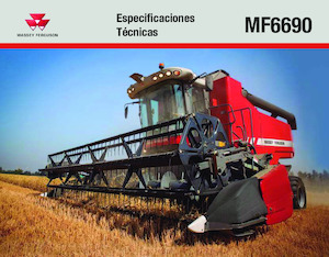 Combine agricole Massey Ferguson MF 6690