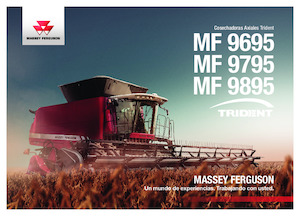 Combine agricole Massey Ferguson MF 9895