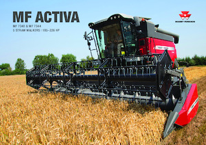 Combine agricole Massey Ferguson MF Activa 7344 