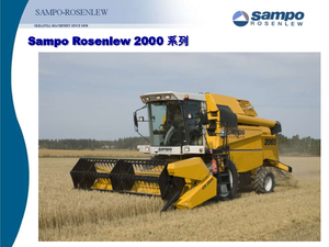 Combine agricole Sampo Rosenlew SR 2065 Spezial
