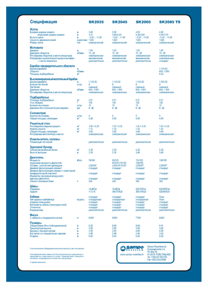 Combine agricole Sampo Rosenlew SR 2065 Spezial