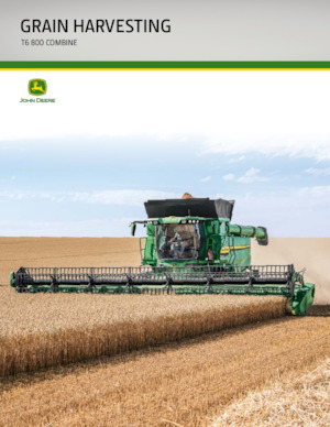 Combine agricole John Deere T6 800